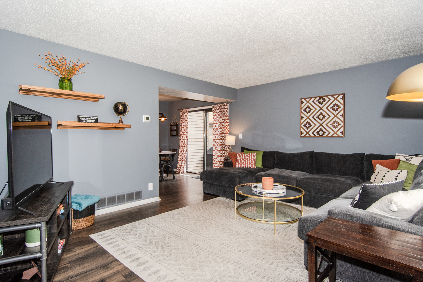 1006 Schoolgate Road New Lenox, IL 60451 - Photo 3 of 27 a living room with furniture and wooden floor