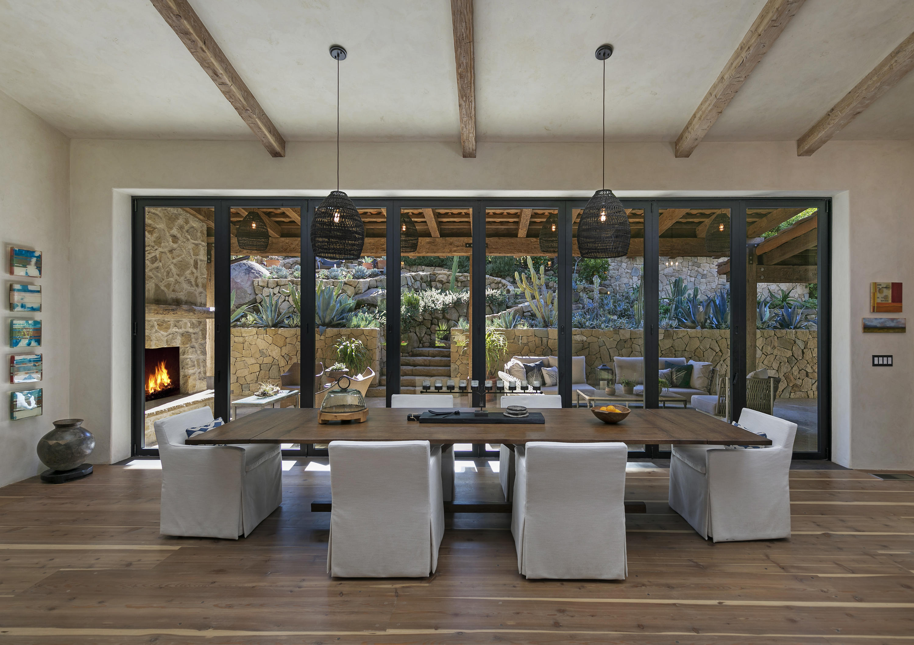 2255 Las Tunas Road Santa Barbara, CA 93103 - Photo 3 of 9 a living room with furniture and large windows
