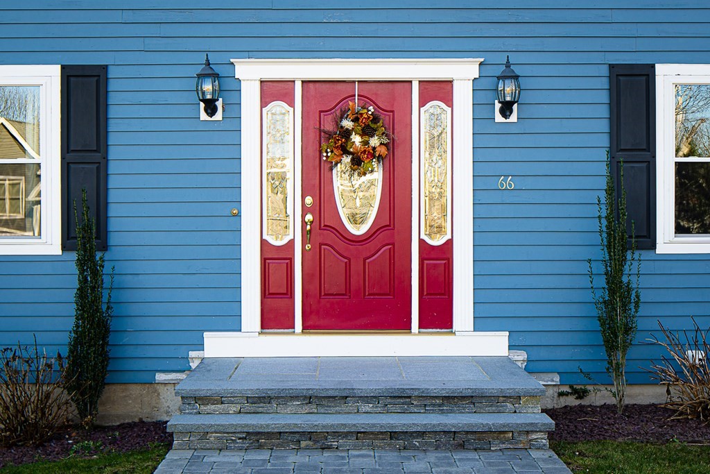 66 Mountwood Road Swampscott, MA 01907 - Photo 3 of 29 a front view of a house with garden