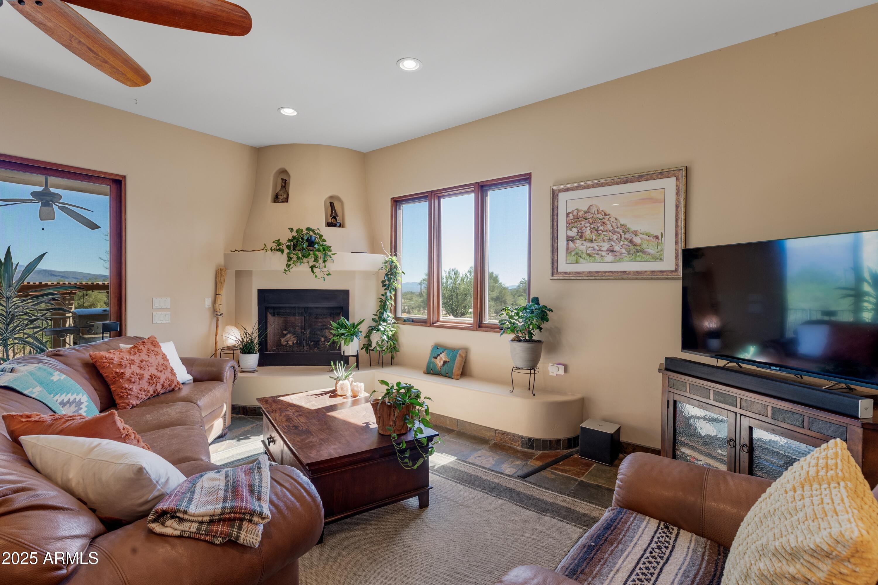 30709 North 170th Street Rio Verde, AZ 85263 - Photo 3 of 88 Living Room w/ Fireplace
