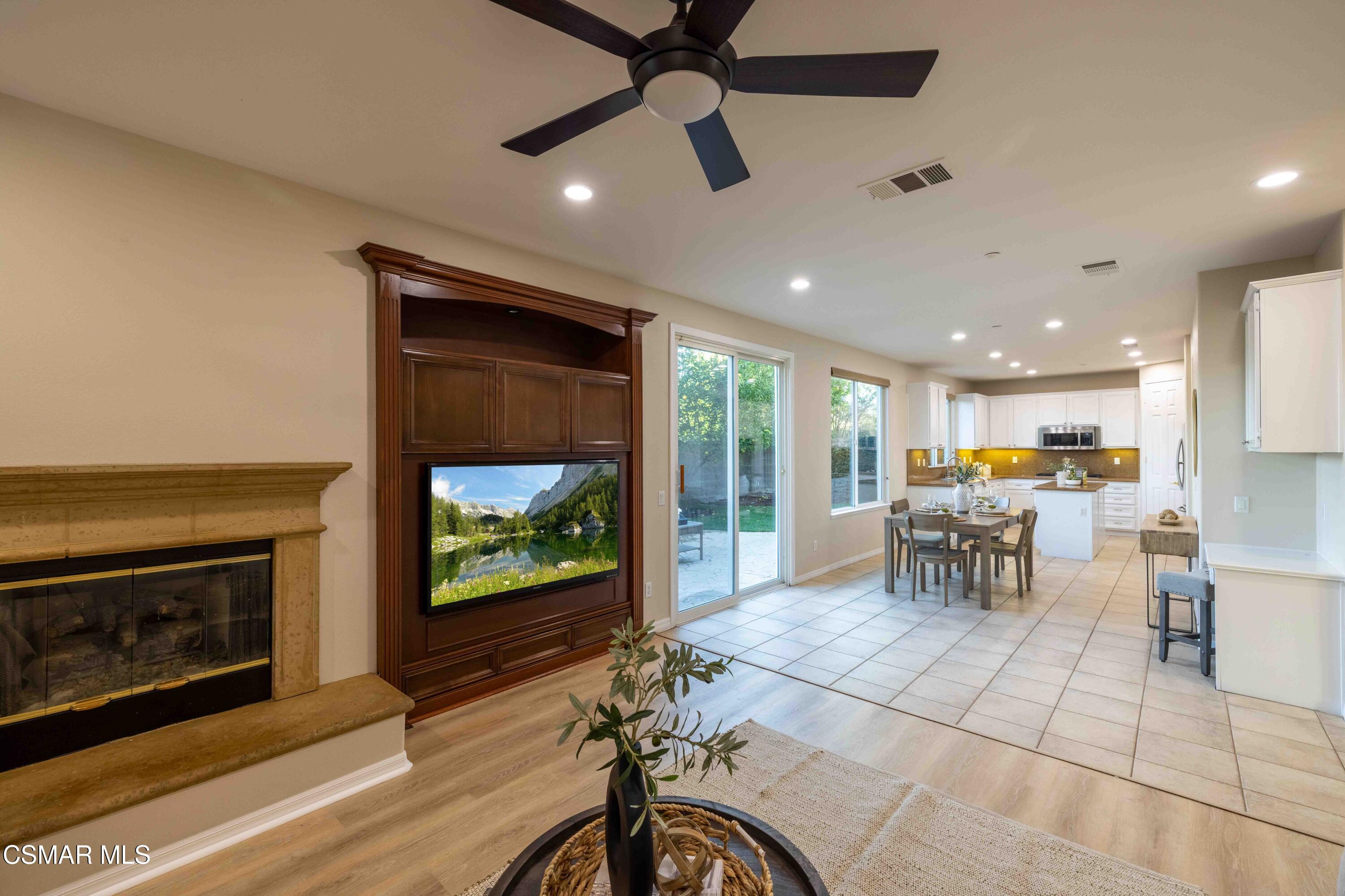 5353 Willow Oak Street Simi Valley, CA 93063 - Photo 23 of 52 a view of a livingroom with furniture and a fireplace