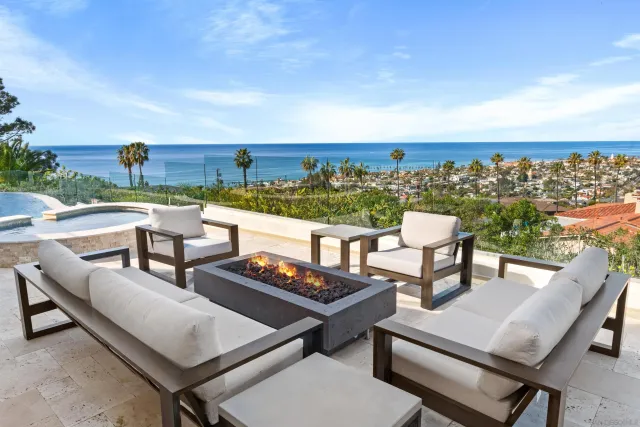 a view of a building with a yard