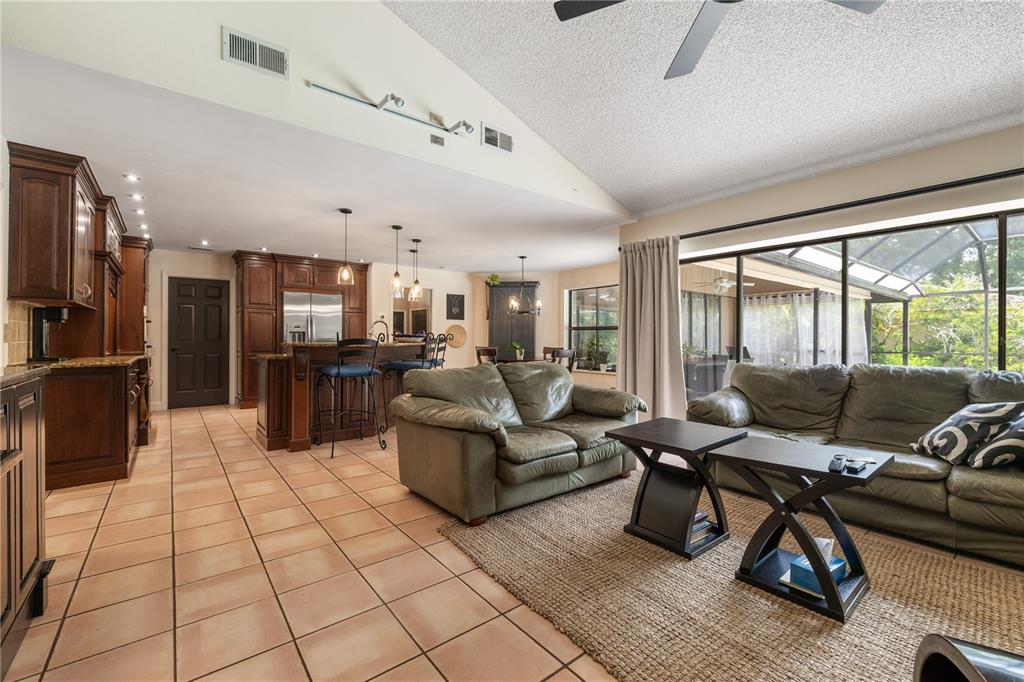 3372 Brian Road South Palm Harbor, FL 34685 - Photo 31 of 45 a living room with furniture and a flat screen tv