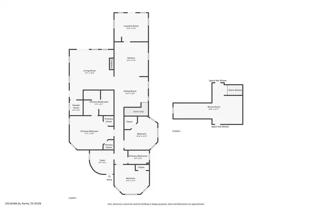 $399,900 | 312 West 8th Street, Ferris, TX 75125