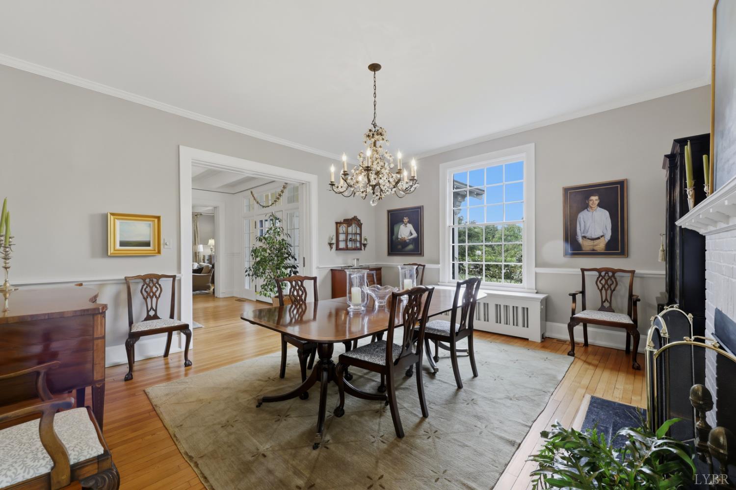 1304 Langhorne Road Lynchburg, VA 24503 - Photo 28 of 96 a view of a dining room with furniture window and wooden floor