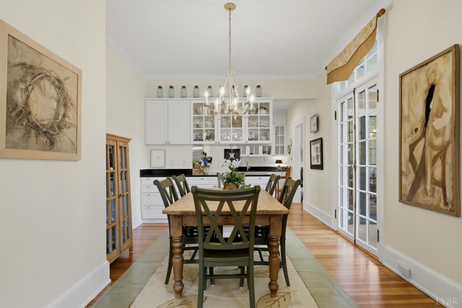 1304 Langhorne Road Lynchburg, VA 24503 - Photo 45 of 96 a view of a dining room with furniture window and wooden floor
