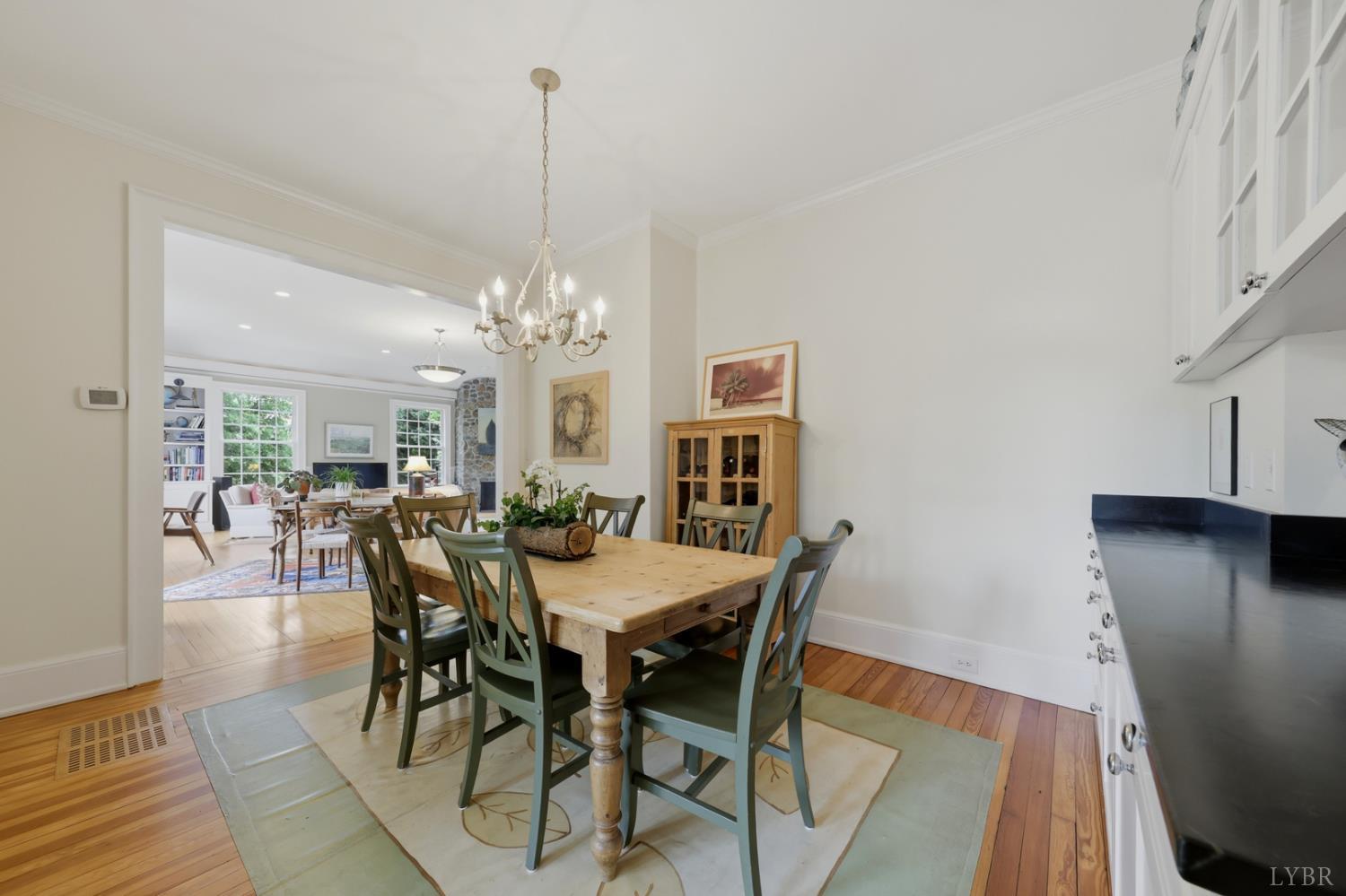 1304 Langhorne Road Lynchburg, VA 24503 - Photo 46 of 96 a view of a dining room with furniture and chandelier