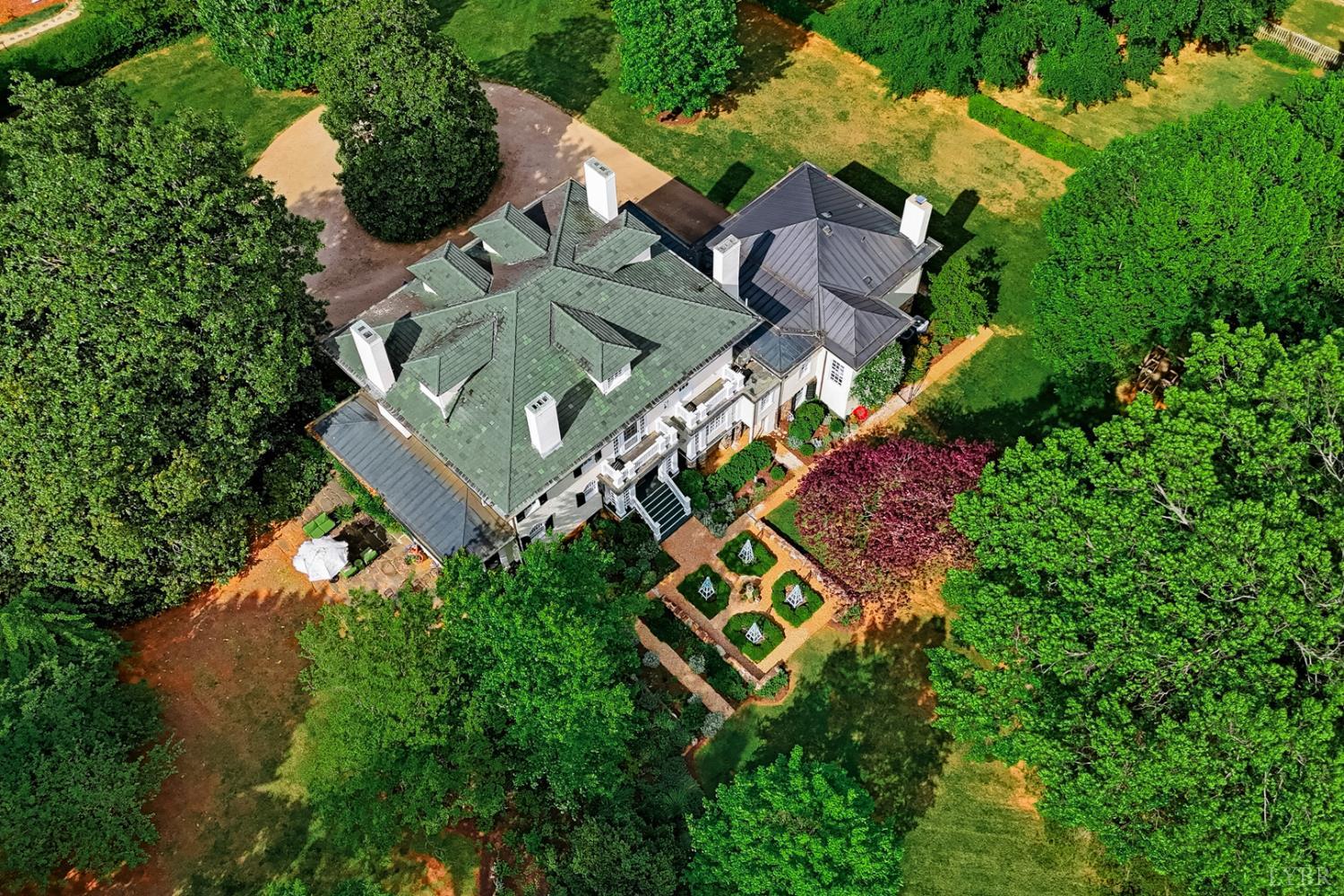 1304 Langhorne Road Lynchburg, VA 24503 - Photo 94 of 96 an aerial view of a house with a yard