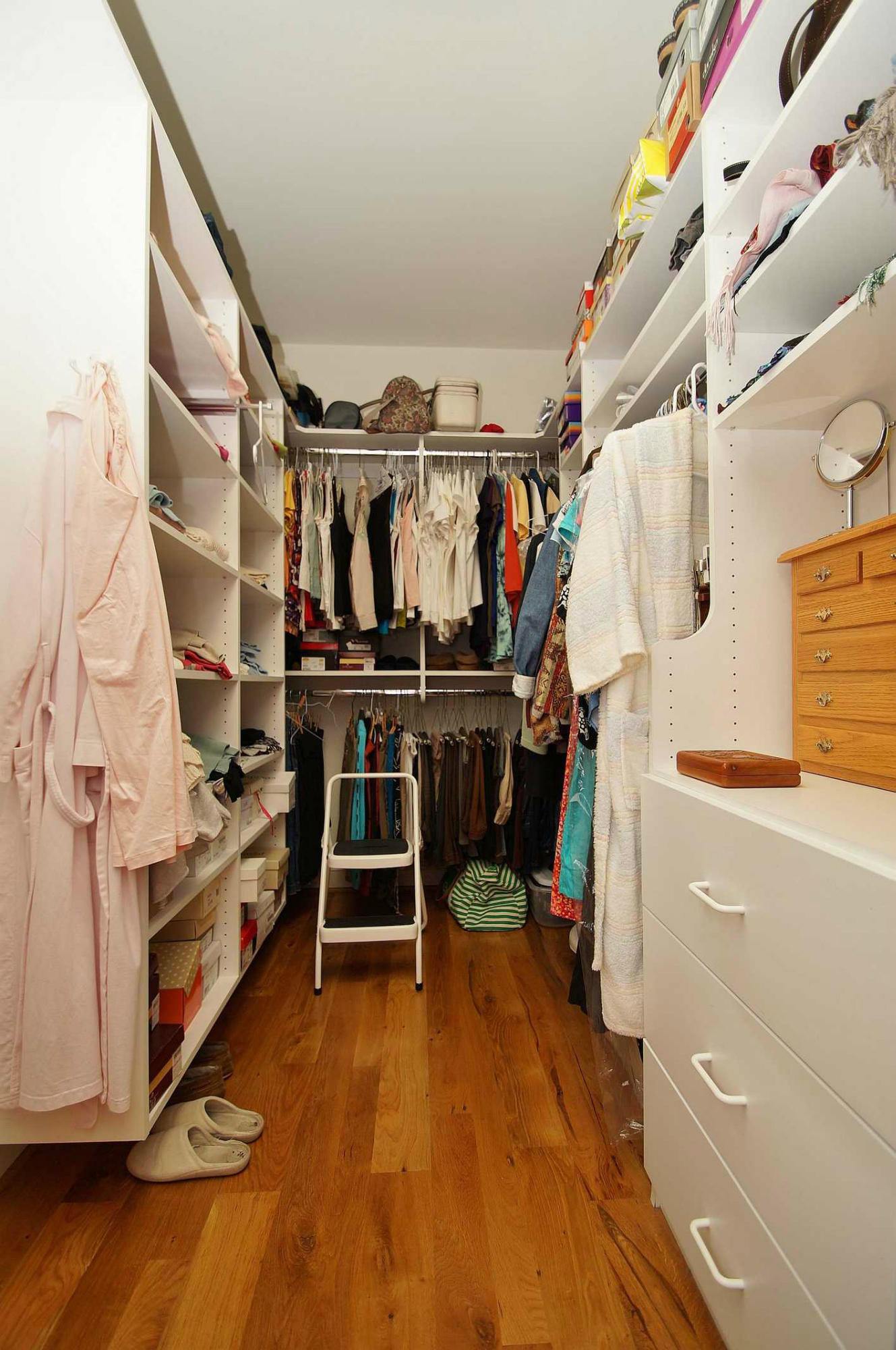 2865 New Ridge Road Elliston, VA 24087 - Photo 40 of 94 a view of walk in closet with clothes and shoes