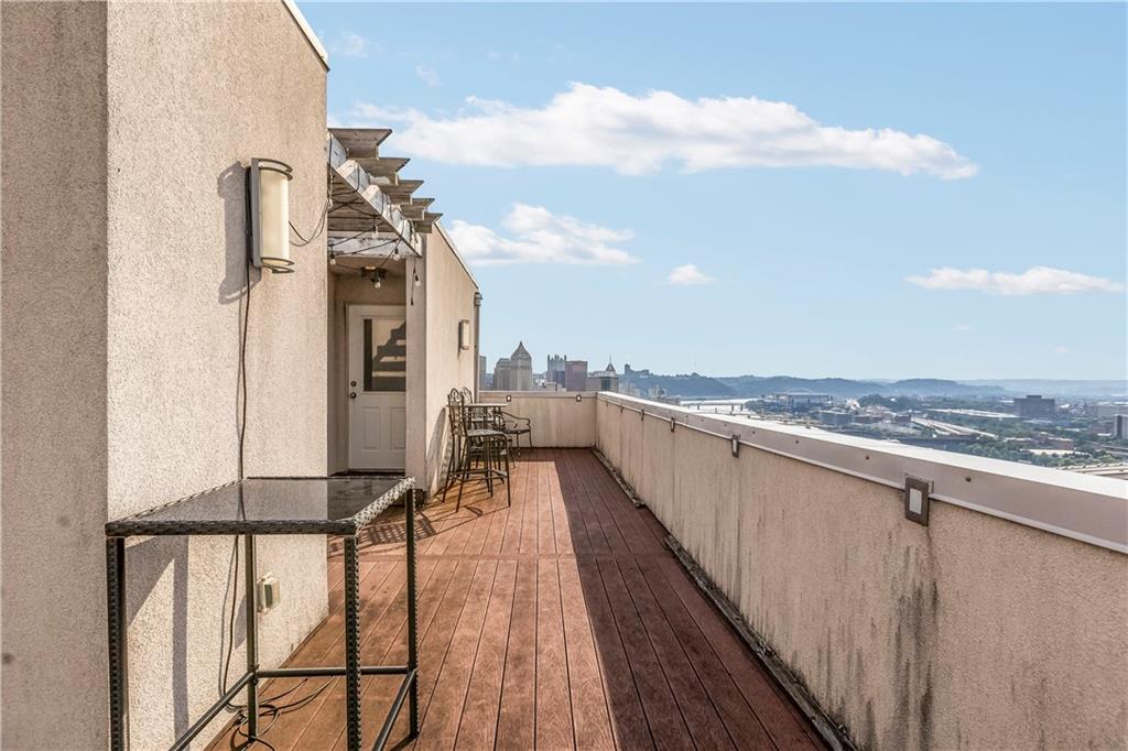 1825 Arcena Street, Unit 3 Pittsburgh, PA 15219 - Photo 28 of 31 a view of balcony with furniture