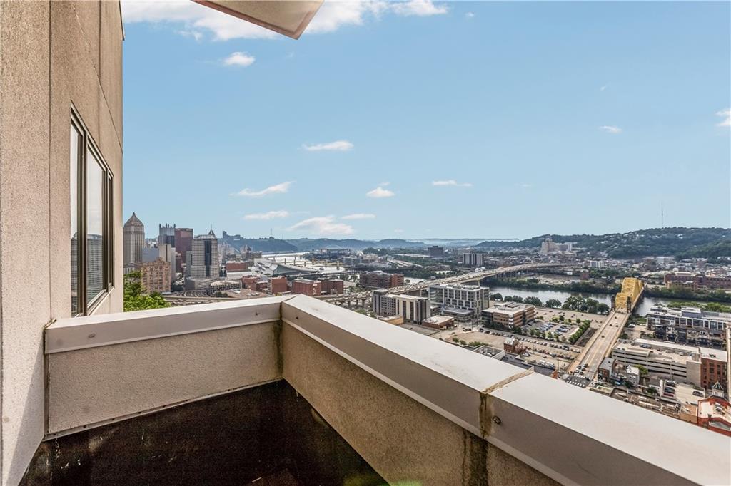 1825 Arcena Street, Unit 3 Pittsburgh, PA 15219 - Photo 7 of 31 a view of a city from a terrace