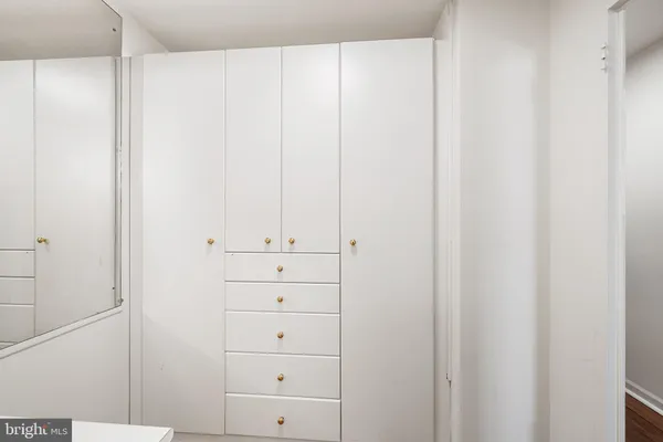 a view of a closet