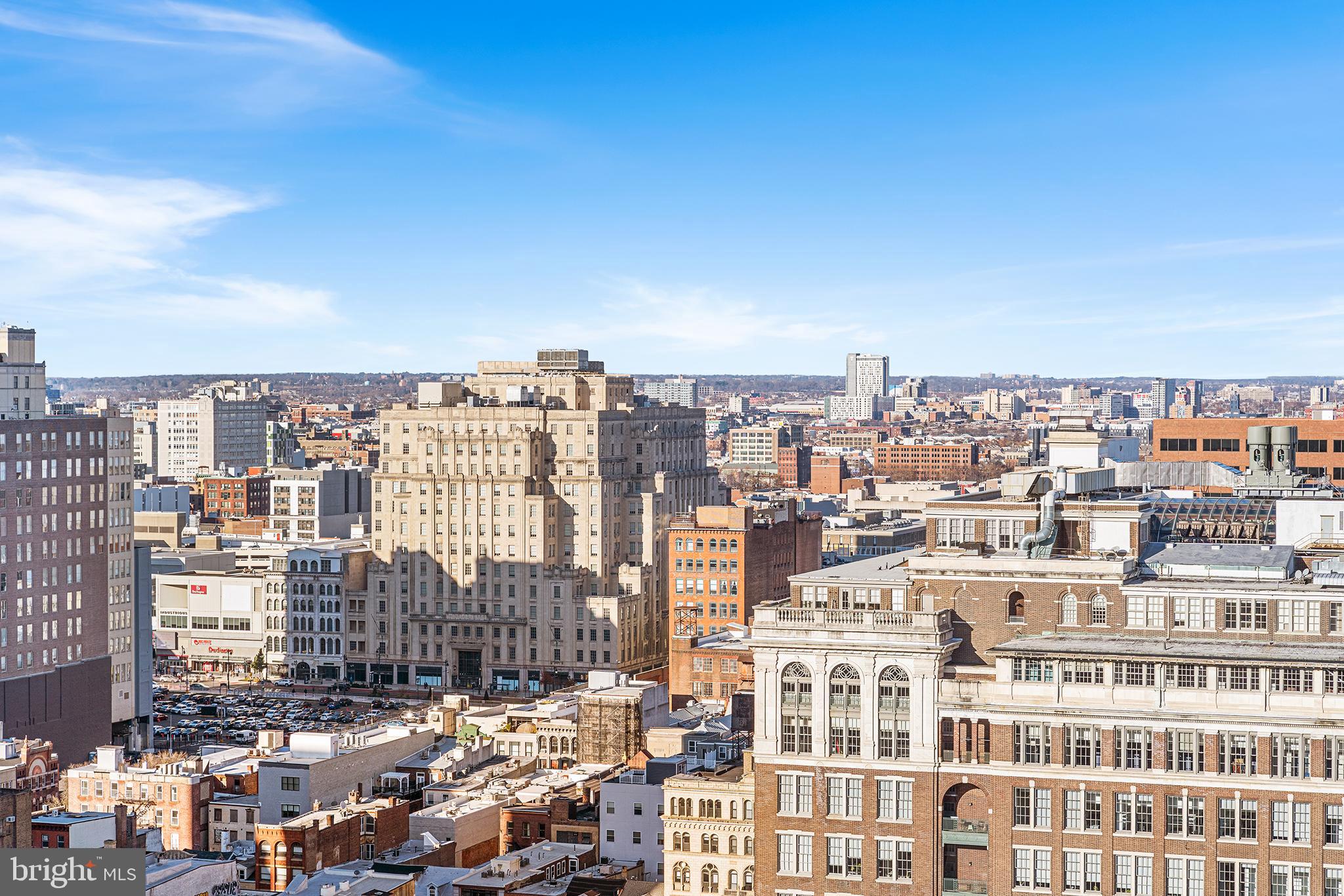 604 South Washington Square, Unit 2606 Philadelphia, PA 19106 - Photo 30 of 37 a view of a city that has tall buildings