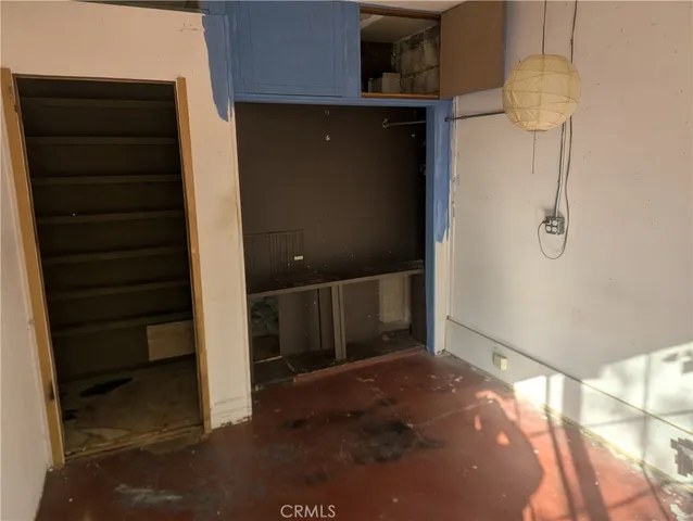 a view of a small space