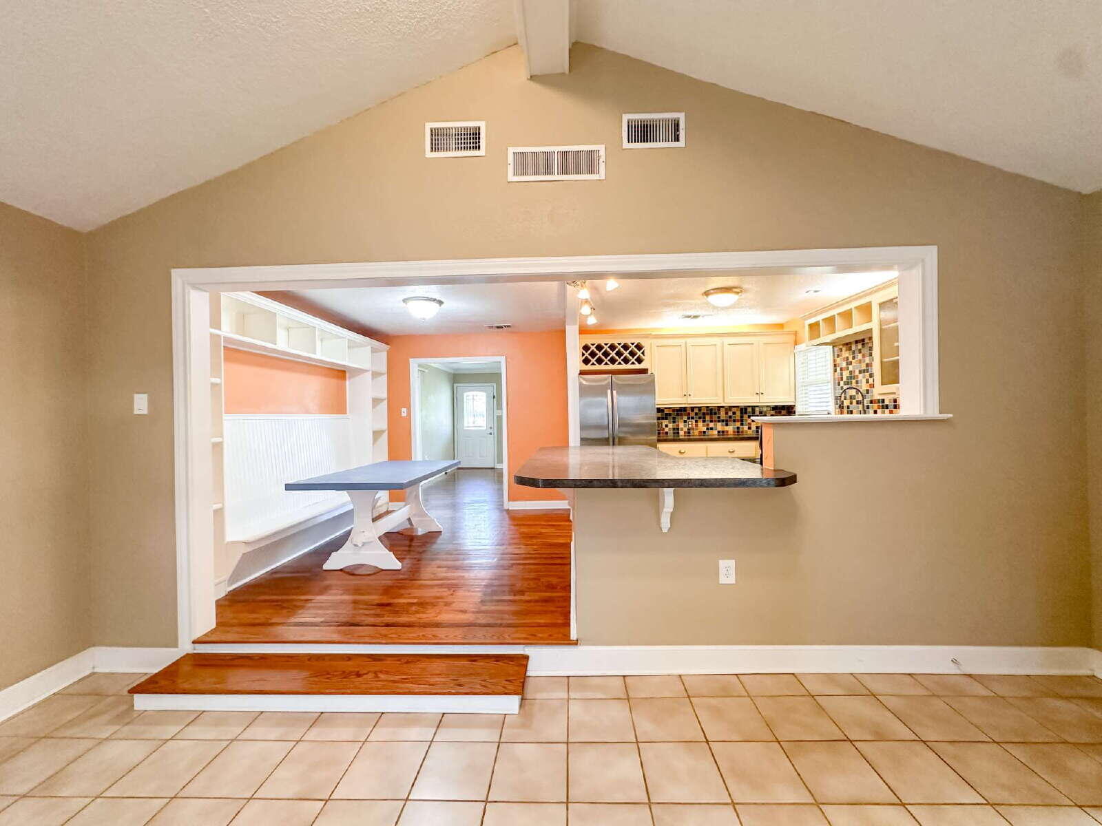 2614 32nd Street Lubbock, TX 79410 - Photo 17 of 37 a view of a living room with kitchen