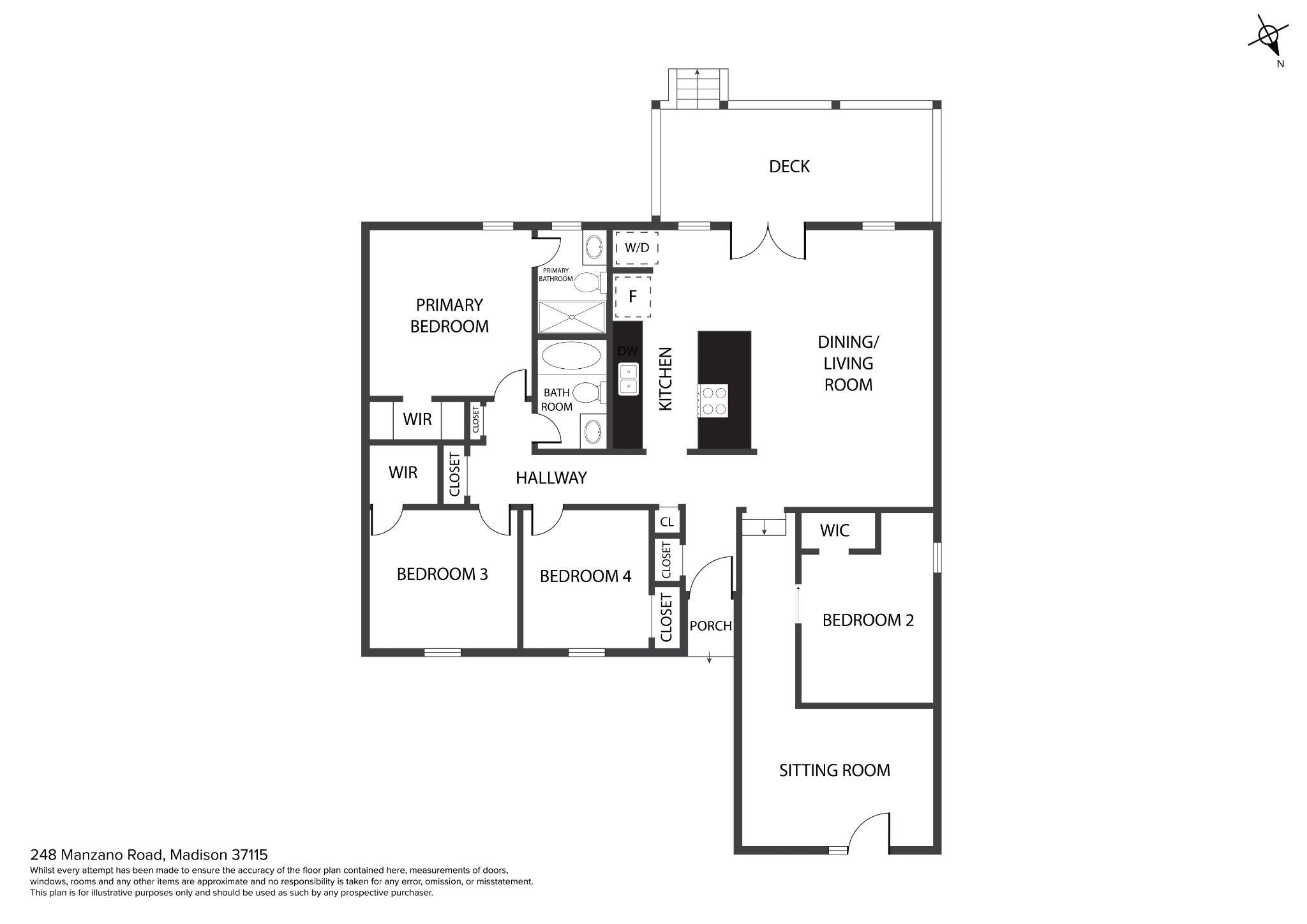 248 Manzano Road Madison, TN 37115 - Photo 20 of 27 a picture of a floor plan