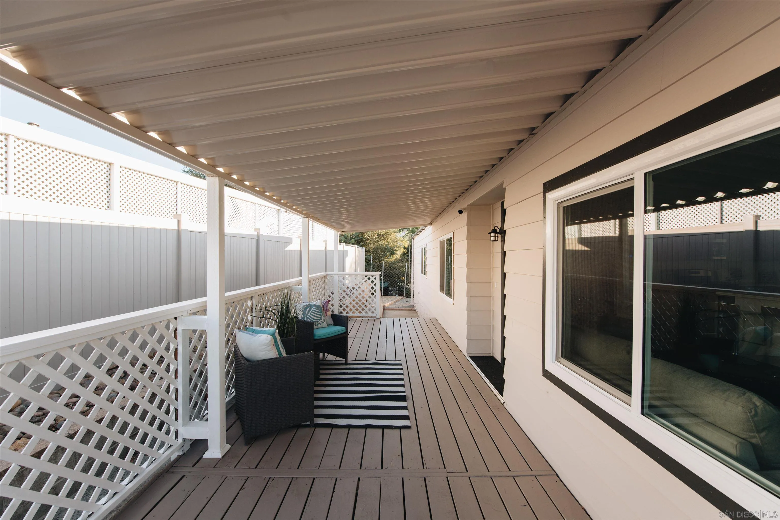 2400 Alpine Boulevard, Unit 8 Alpine, CA 91901 - Photo 2 of 26 a view of a balcony with wooden floor