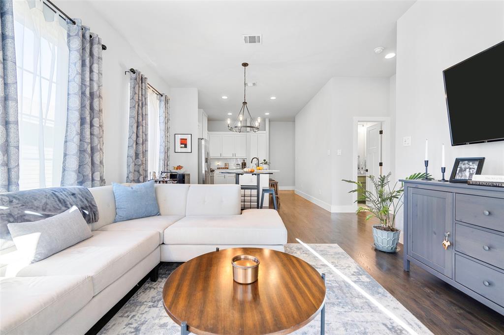 312 North Henderson Avenue, Unit 1 Dallas, TX 75214 - Photo 6 of 25 a living room with furniture and a flat screen tv