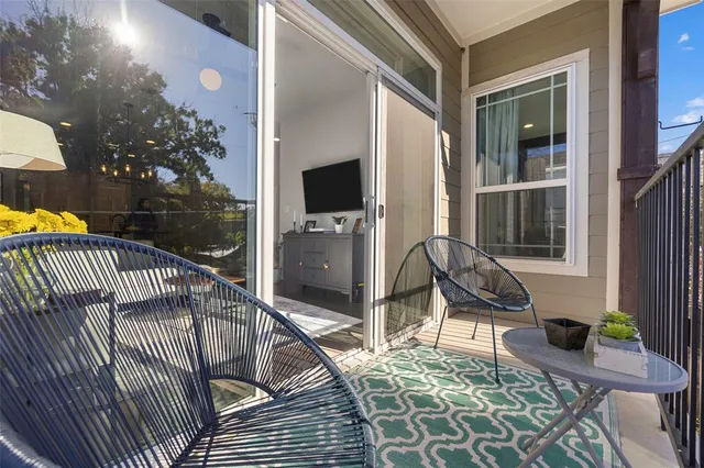 a view of balcony and patio