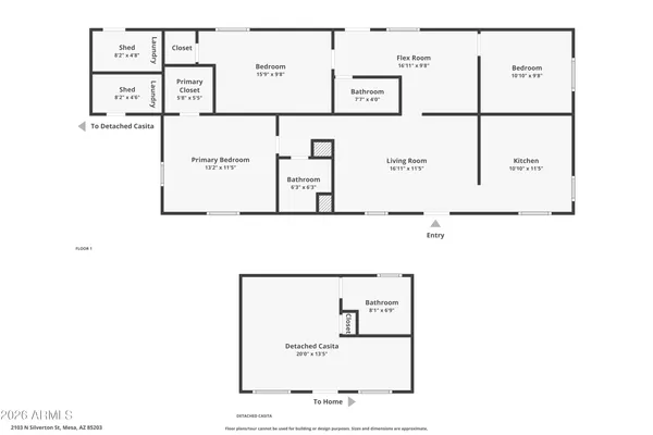 $325,000 | 2103 North Silverton Street, Mesa, AZ 85203