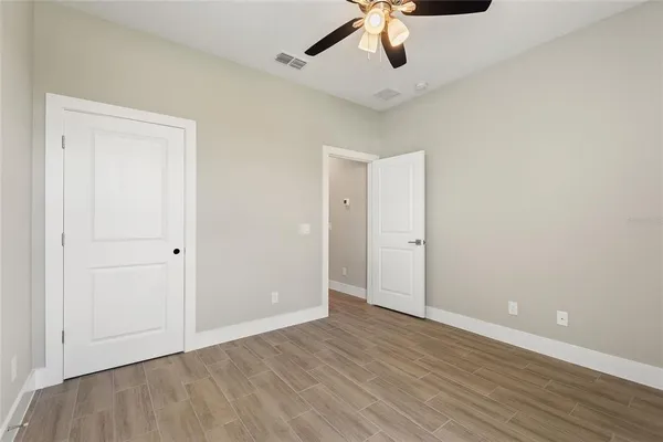 wooden floor in an empty room