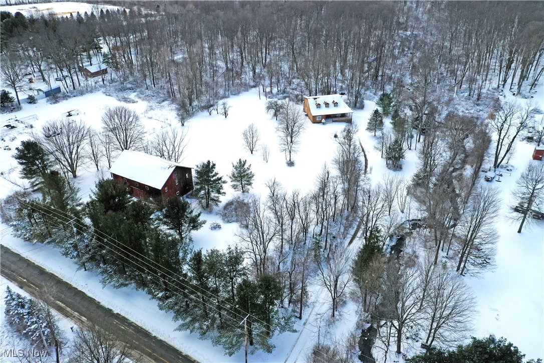 3339 Bushnell Campbell Road Fowler, OH 44418 - Photo 49 of 50 View of snowy aerial view