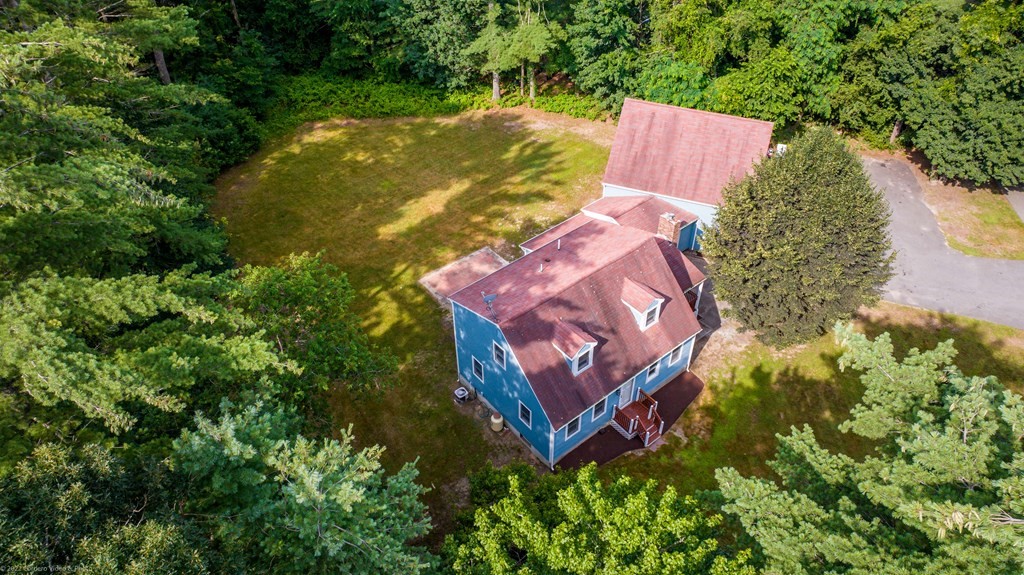 1 Canterberry Path Carver, MA 02330 - Photo 40 of 40 an aerial view of a house with garden space and street view