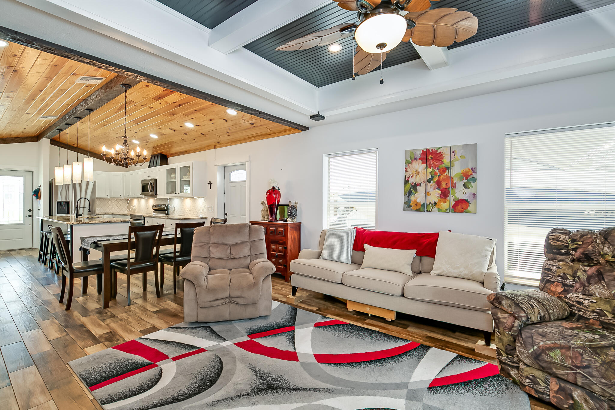 1141 Orange Loop Okeechobee, FL 34974 - Photo 4 of 20 a living room with furniture and a floor to ceiling window