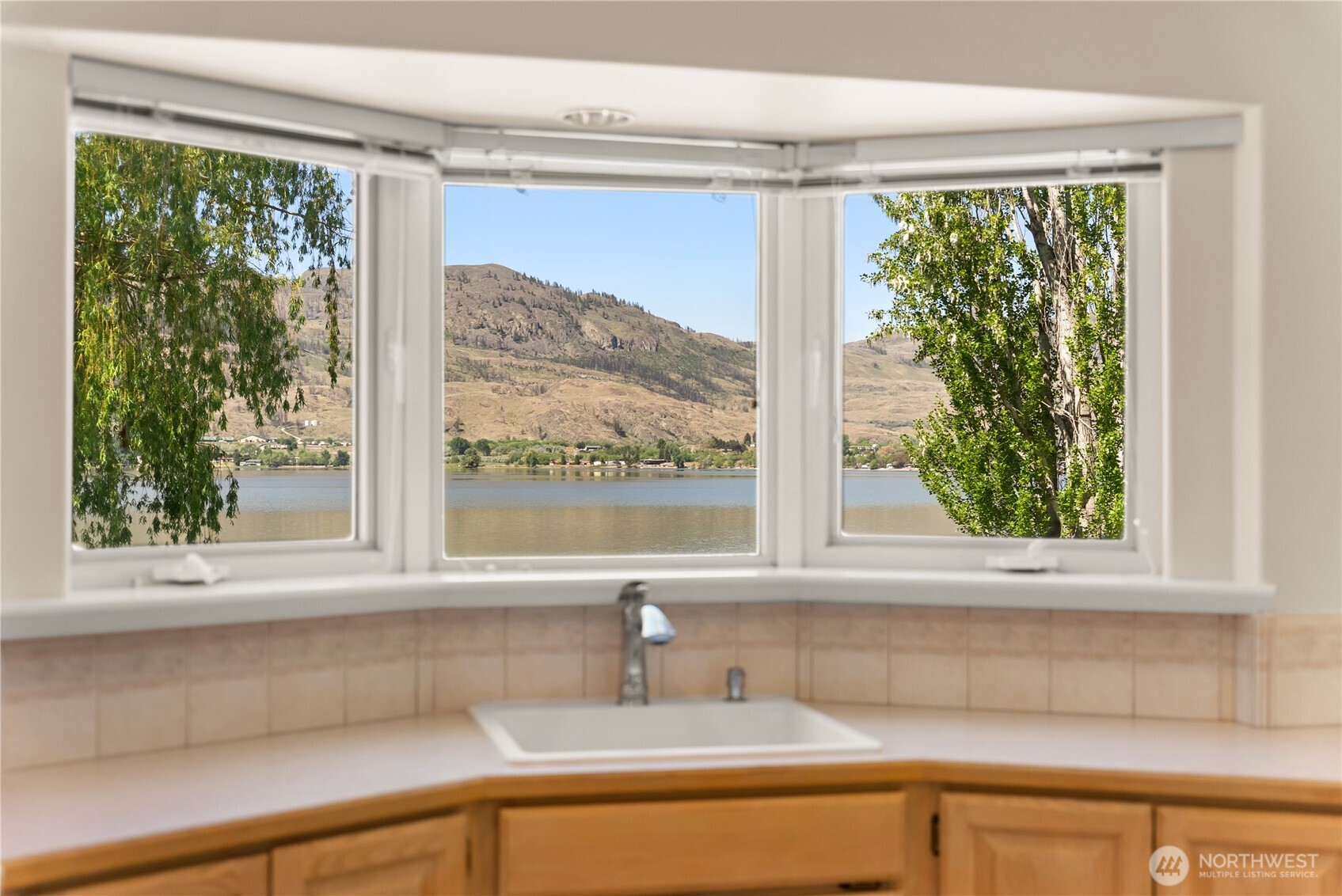 428 Eastlake Road Oroville, WA 98844 - Photo 13 of 34 a view of a sink and a window