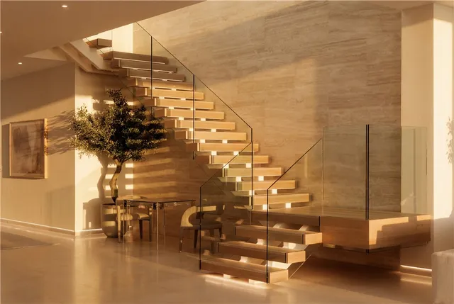 a view of entryway with a yard