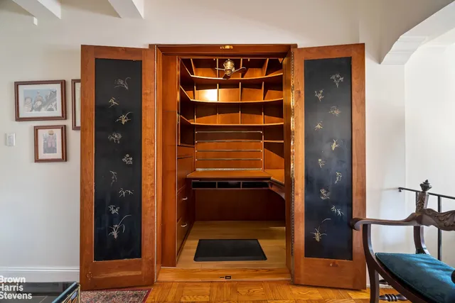 a view of front door