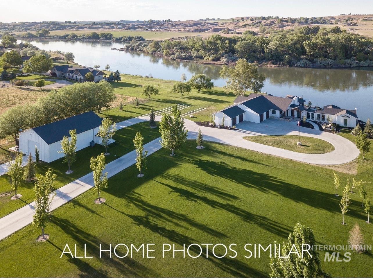 2475 River Ranch Emmett, ID 83617 - Photo 4 of 15 Drone / aerial view of a nearby body of water