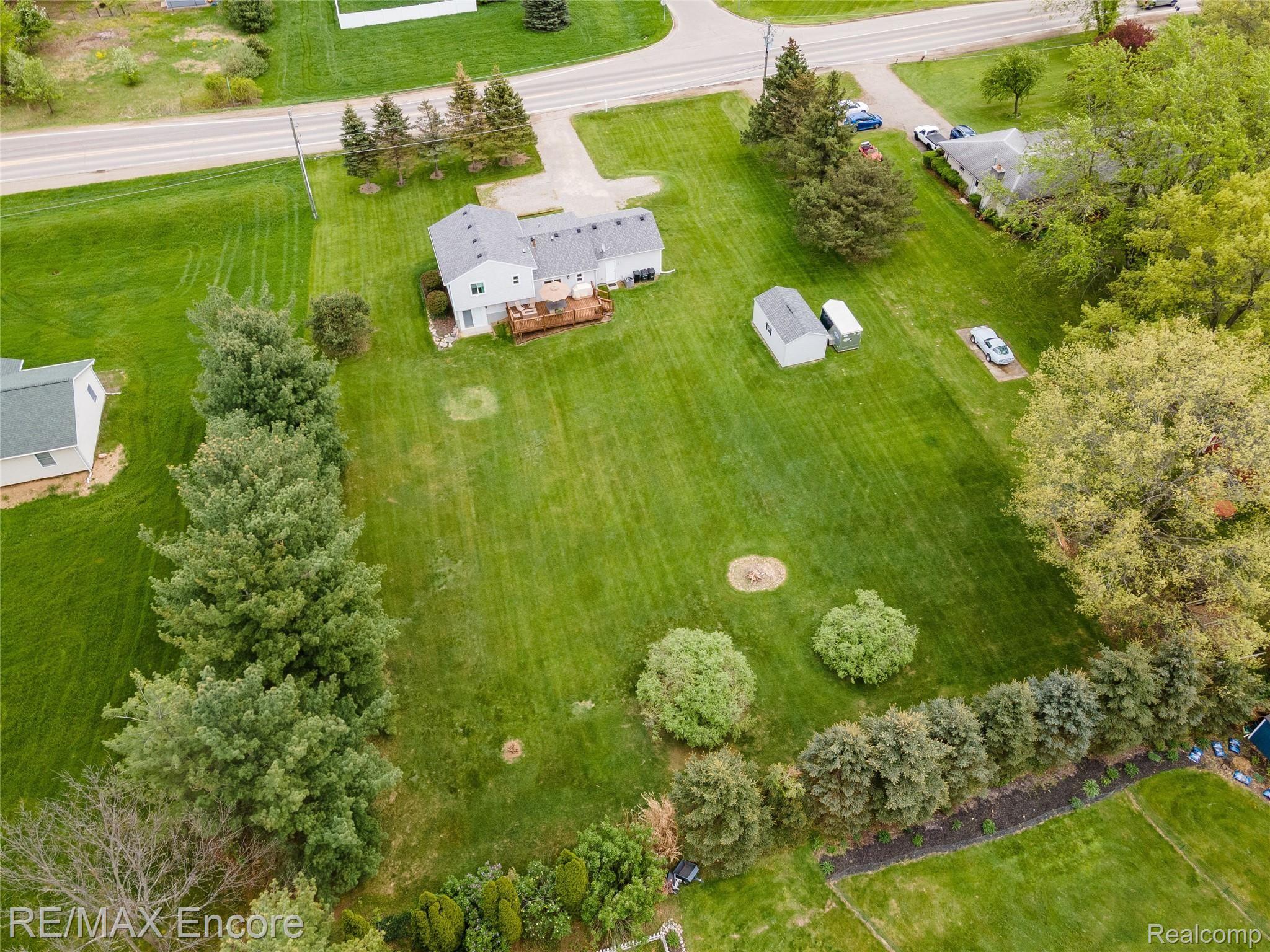 128 South Baldwin Road Oxford, MI 48371 - Photo 39 of 42 AERIAL VIEW
