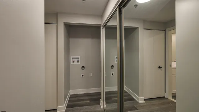 a view of a bathroom from the hallway