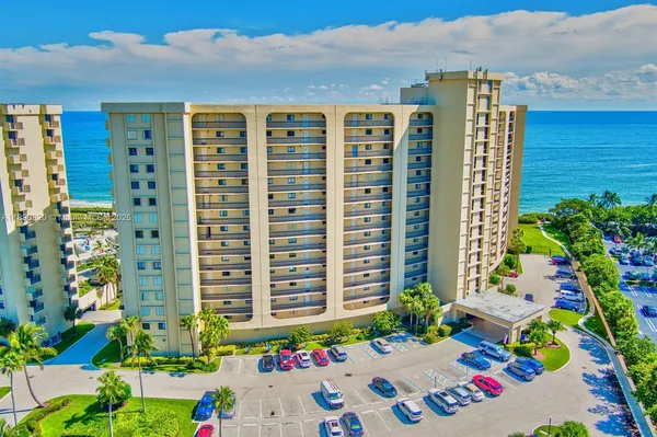 a front view of a multi story building