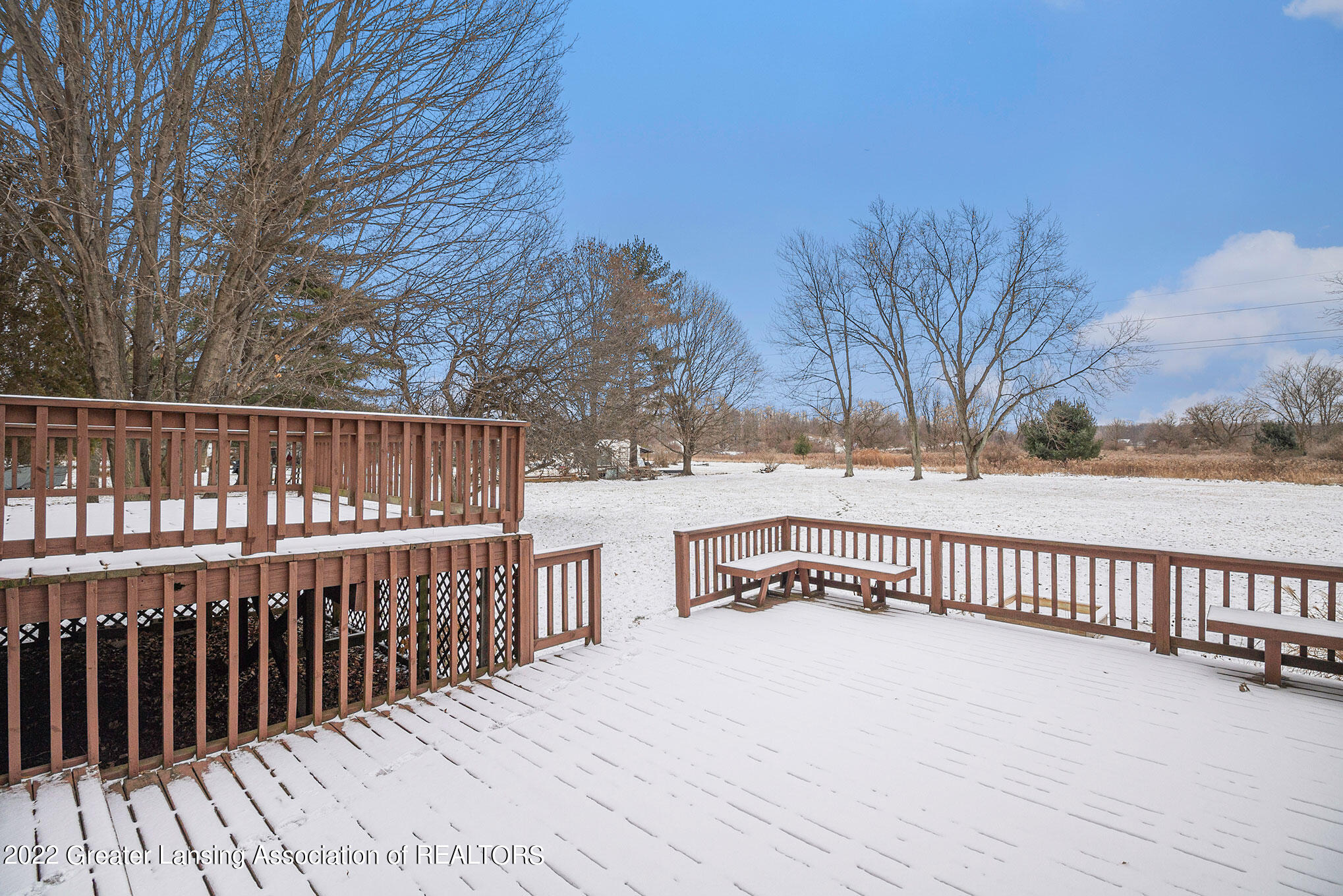 1651 West Stoll Road Dewitt, MI 48820 - Photo 3 of 18 Deck overlooking backyard (1.51 acres