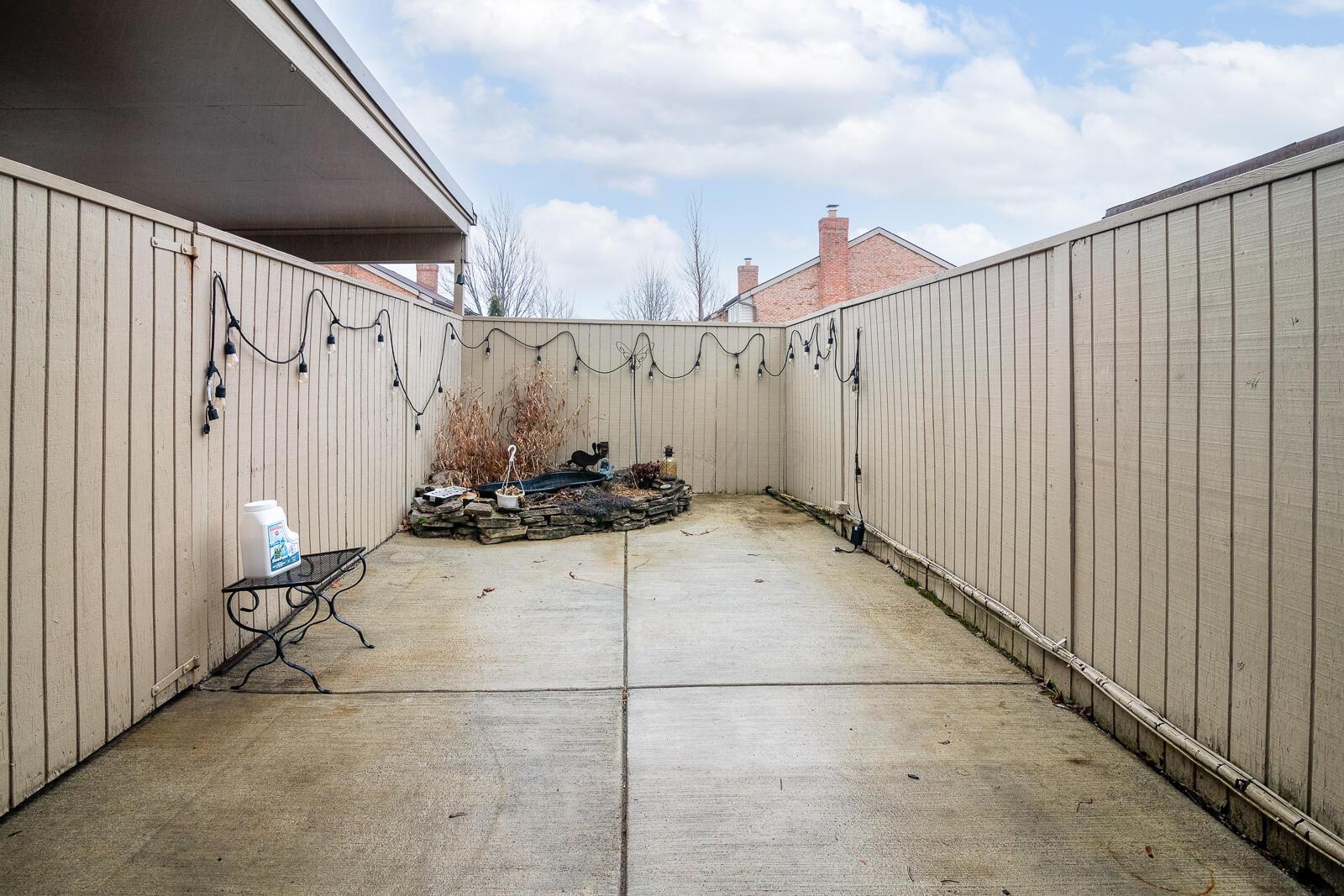 5179 Rittenhouse Square North, Unit 2379 Columbus, OH 43220 - Photo 31 of 32 Private Back Patio. Ideal for Entertaining and Warm Weather Cookouts.