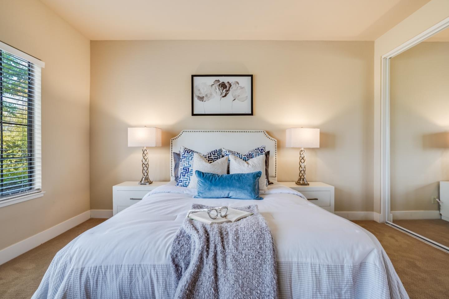 174 Copper Ridge Road San Ramon, CA 94582 - Photo 14 of 29 a bedroom with a bed and a lamp