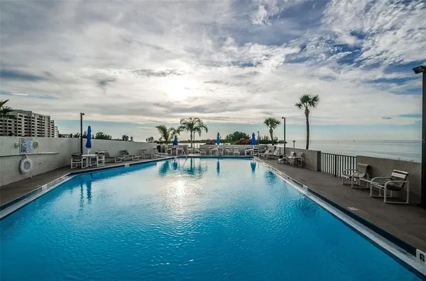 a view of city and mountain