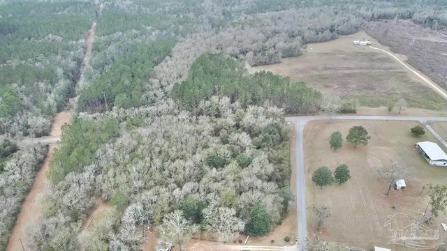 a view of a wooden door