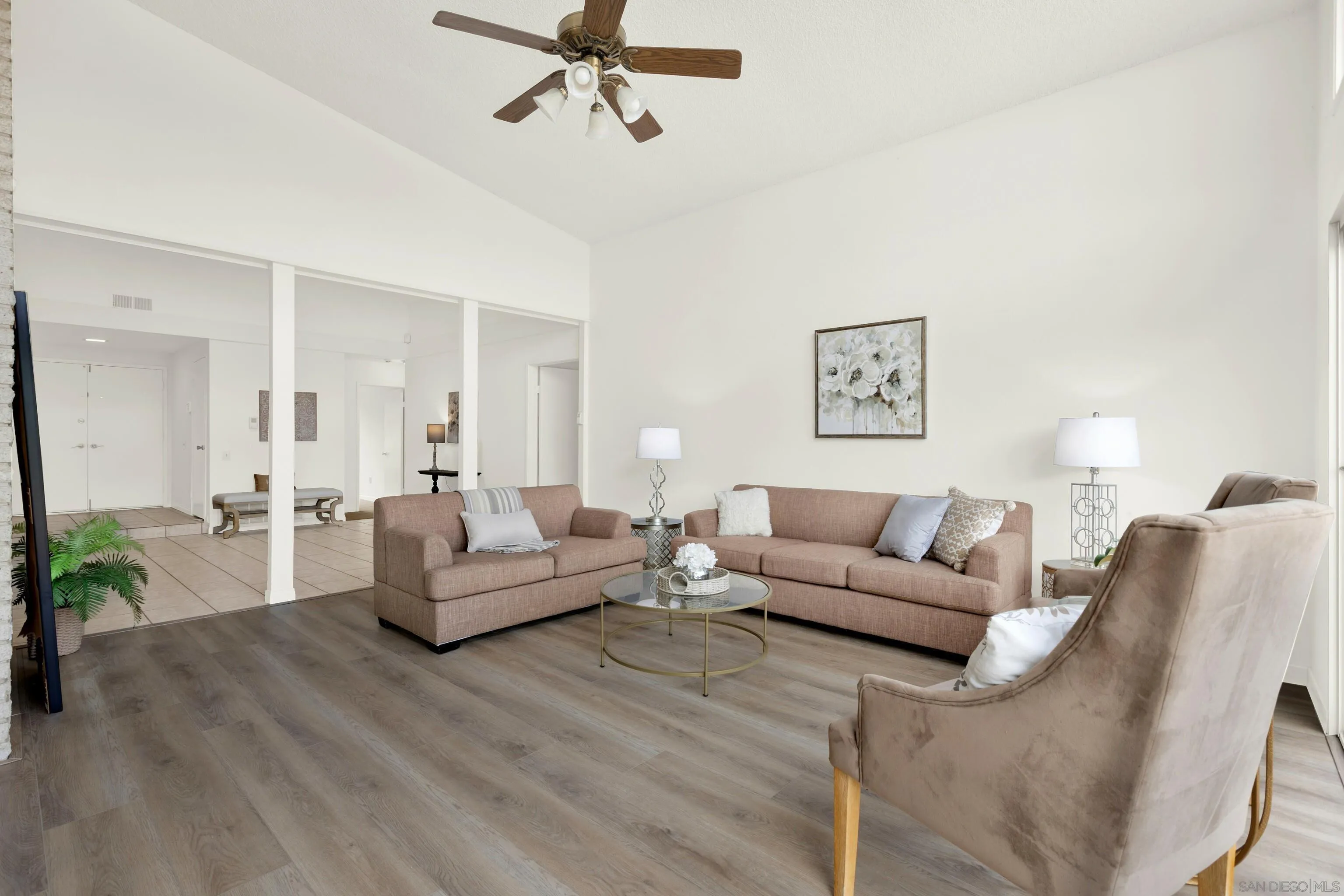 14545 Hillndale Way Poway, CA 92064 - Photo 12 of 52 a living room with furniture and a large window