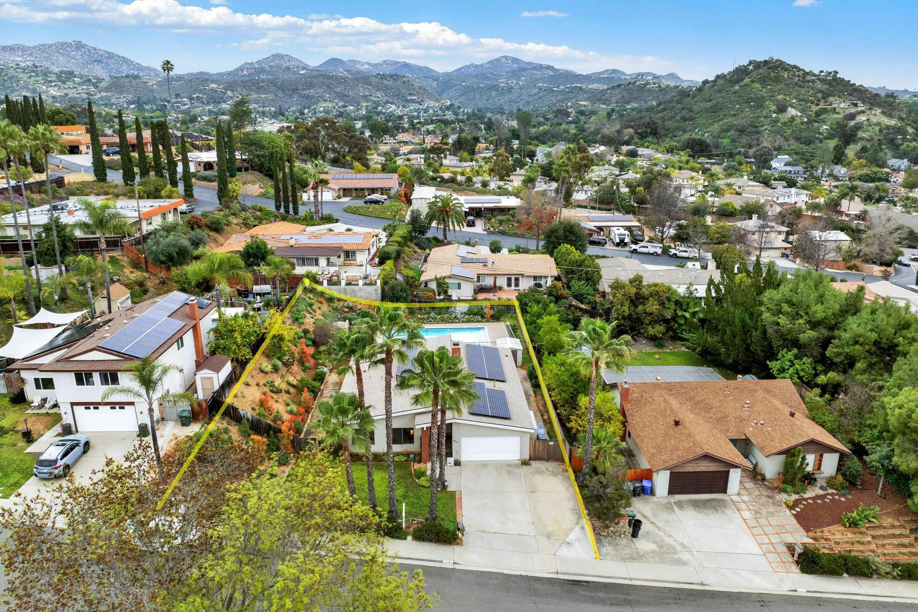14545 Hillndale Way Poway, CA 92064 - Photo 2 of 52 an aerial view of multiple house