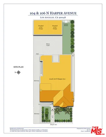 $2,995,000 | 104 North Harper Avenue, Los Angeles, CA 90048