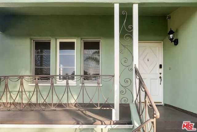 a view of front door door