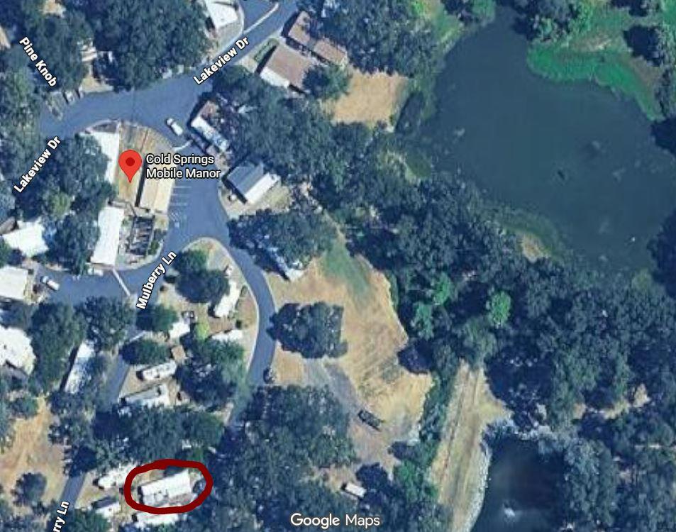 1525 Cold Springs Road, Unit 16 Placerville, CA 95667 - Photo 28 of 38 Location of unit is circled at bottom left---short walk to office and pond!