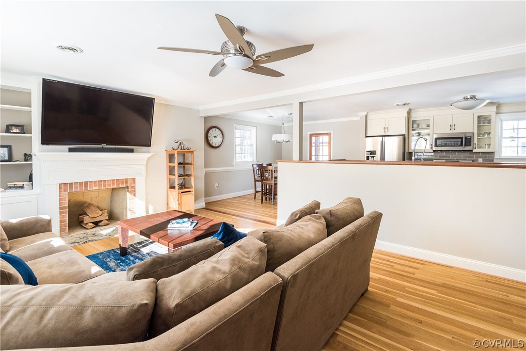 8414 Rubimont Road Richmond, VA 23235 - Photo 43 of 43 Open floor plan.View from living room looking tow