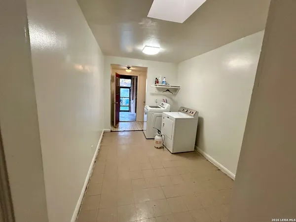 a room with storage and utility