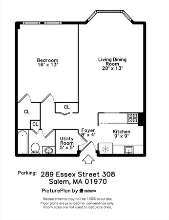 $435,000 | 289 Essex Street, Unit 308, Salem, MA 01970