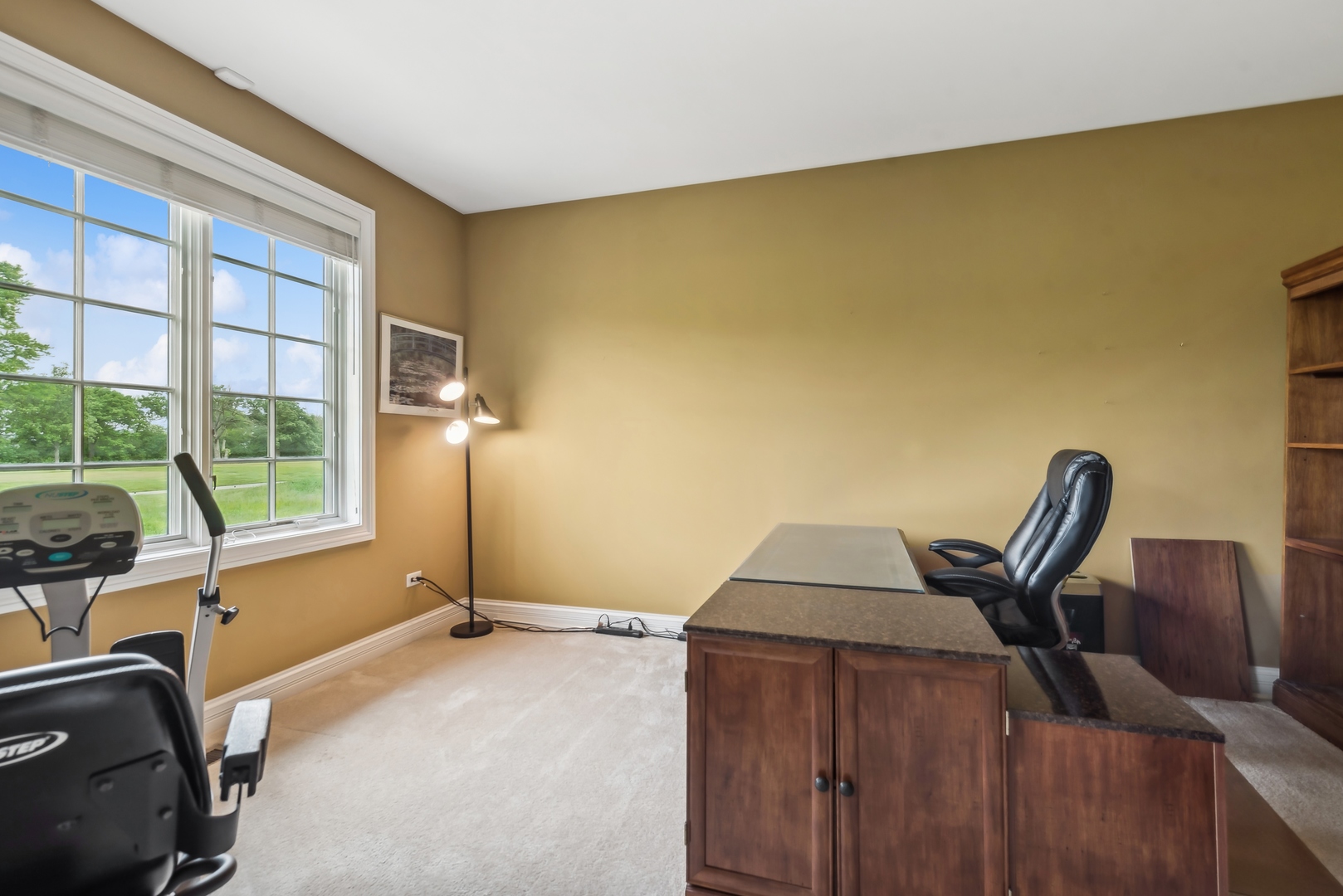 9 Willowcrest Drive, Unit 9 Oak Brook, IL 60523 - Photo 20 of 37 a view of a room with gym equipment and windows