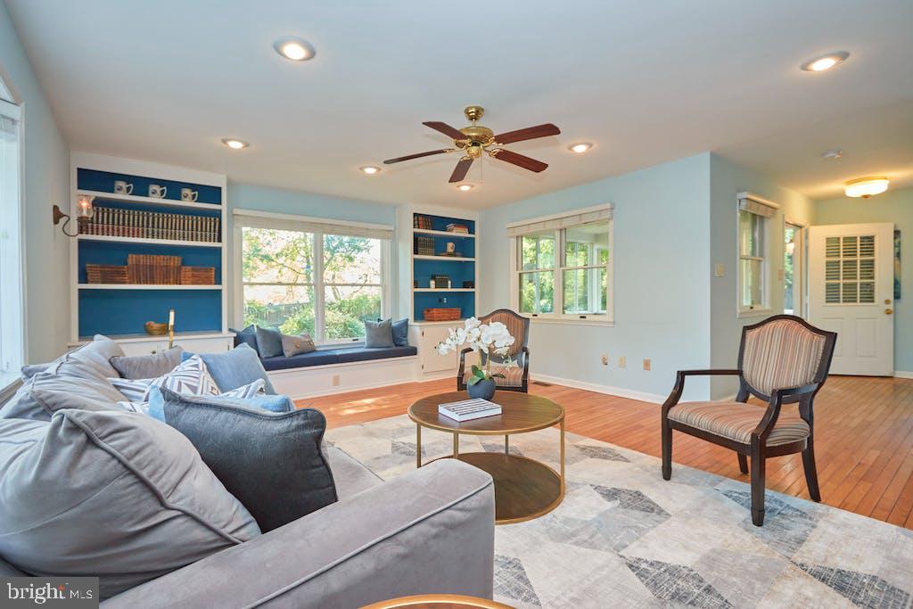 3803 Ridge Road Annandale, VA 22003 - Photo 8 of 33 Built-in bookcases in living room